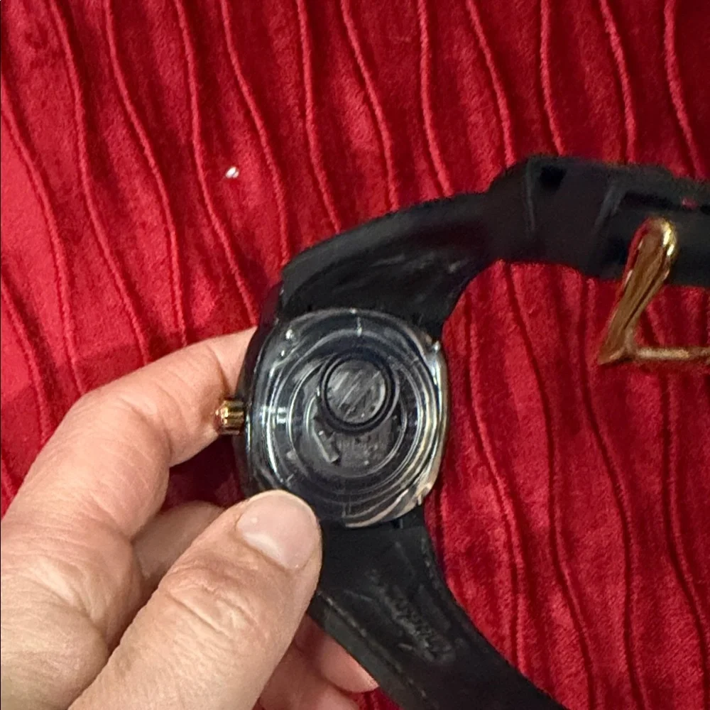 Black and Gold Women's Watch water resistant